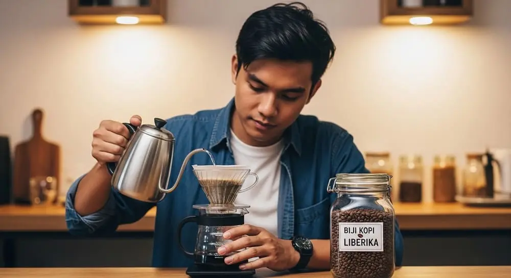 biji kopi liberika