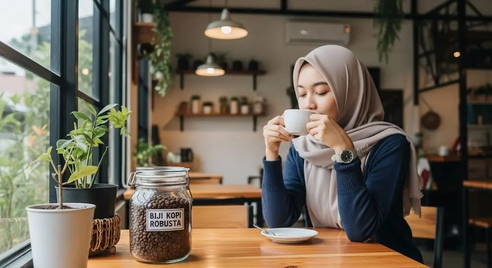 biji kopi robusta
