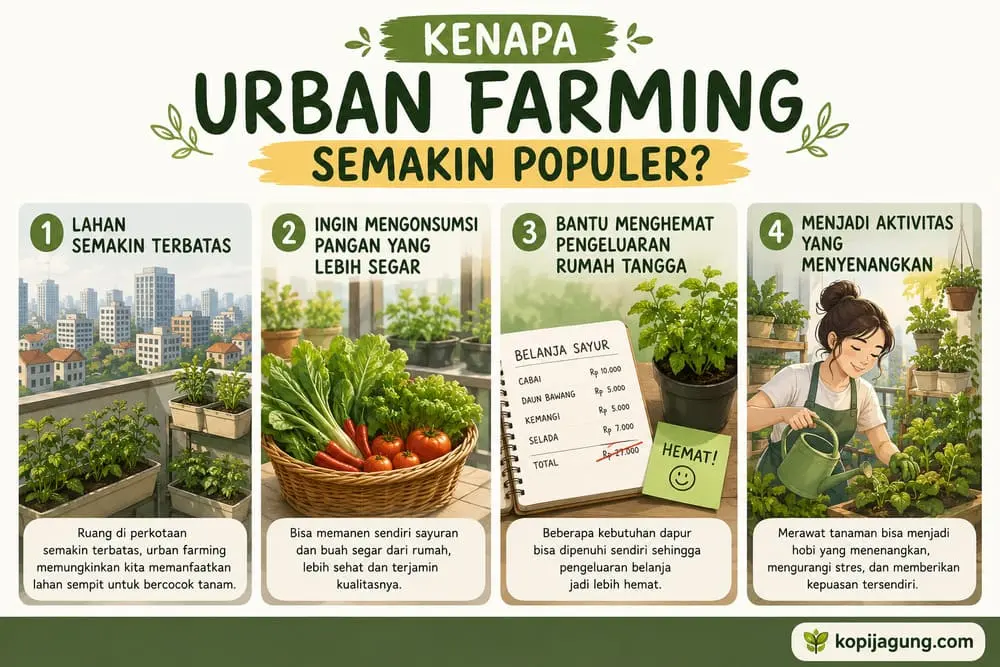 alasan urban farming populer