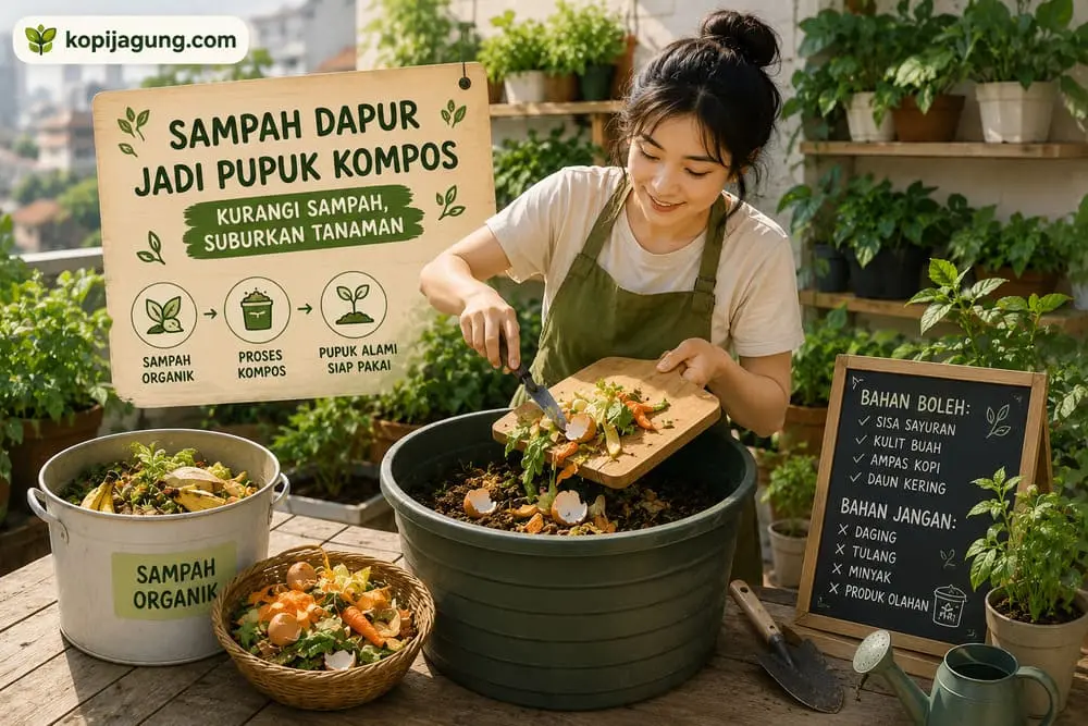 mengurangi sampah organik