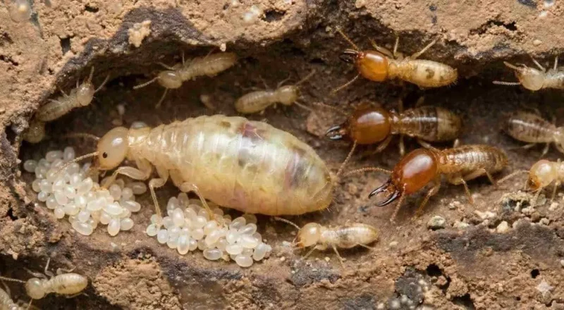 Jenis Rayap Yang Merusak tempat tidur tingkat kayu