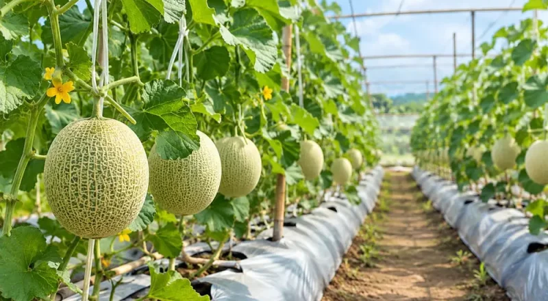 bisnis pertanian budidaya melon